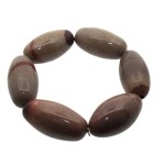 Shiva Lingam Six Gemstone Bead Bracelet